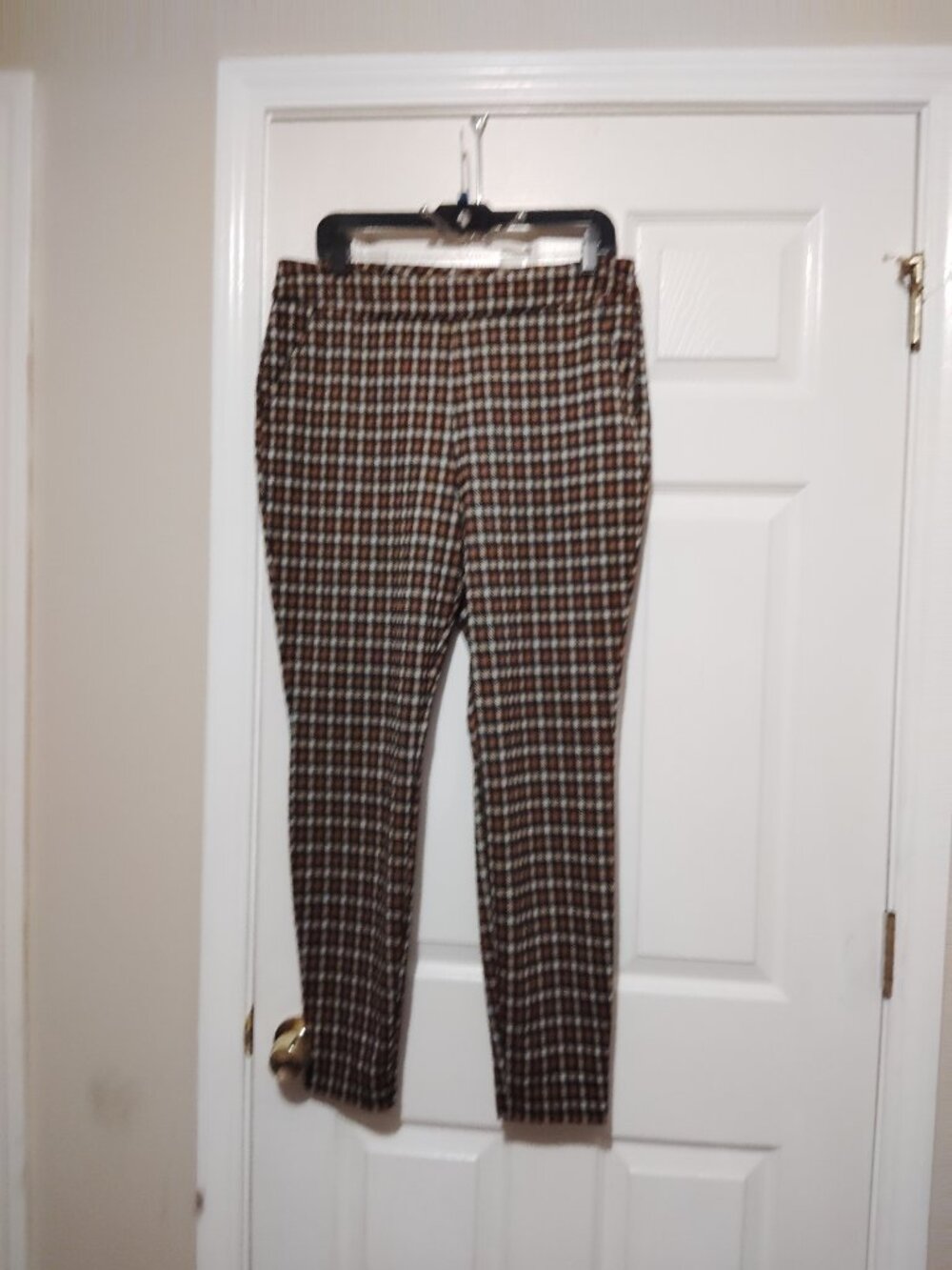So good for life high Rise Classic Plaid Print leggings Women's size Large
